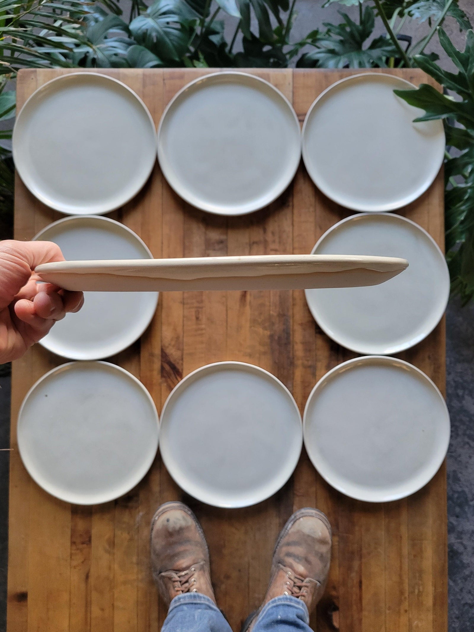 Entree Plate- Clean Edge - Connor McGinn Studios