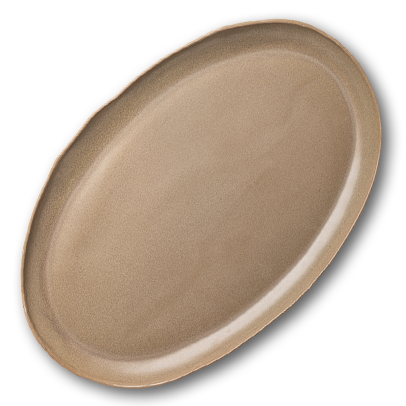 Flat Oval Platter