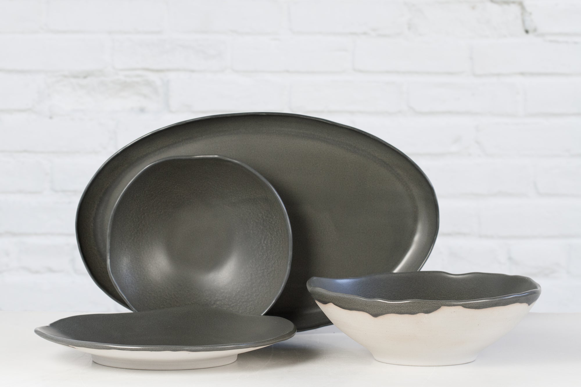 4-piece serveware set - online only - Connor McGinn Studios