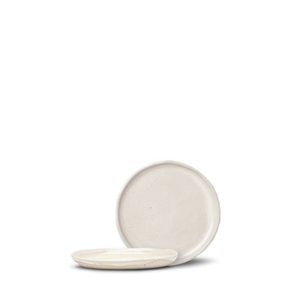 Snack Plate - Meringue White 