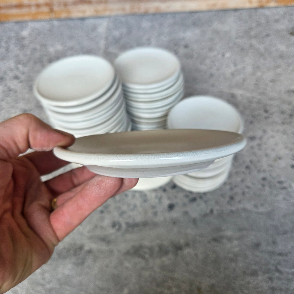 5.5" Table Plate — Hospitality Overstock Set of 67 (Meringue)