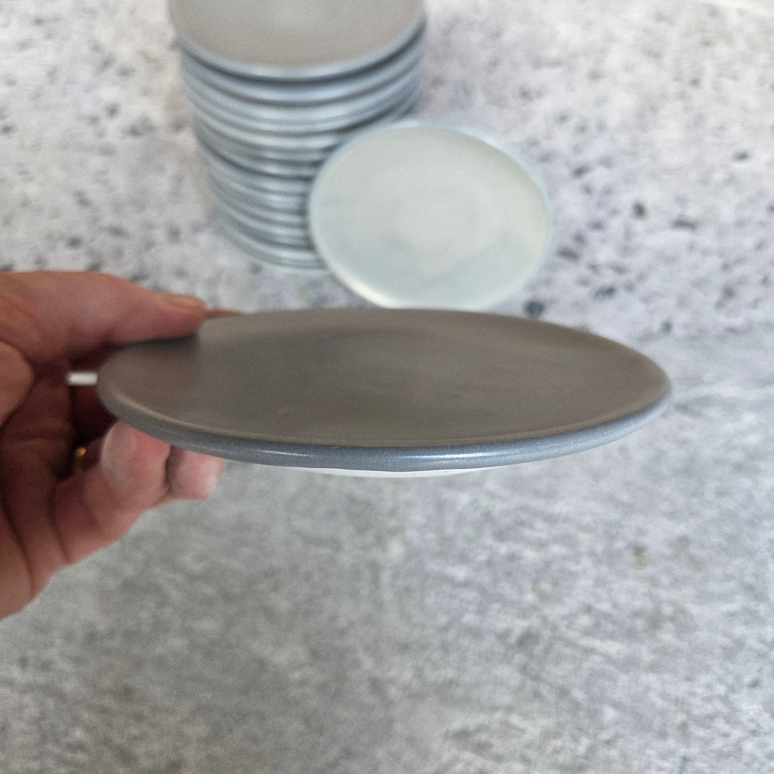 5.5" Table Plate — Hospitality Overstock Set of 12 (Pebble)