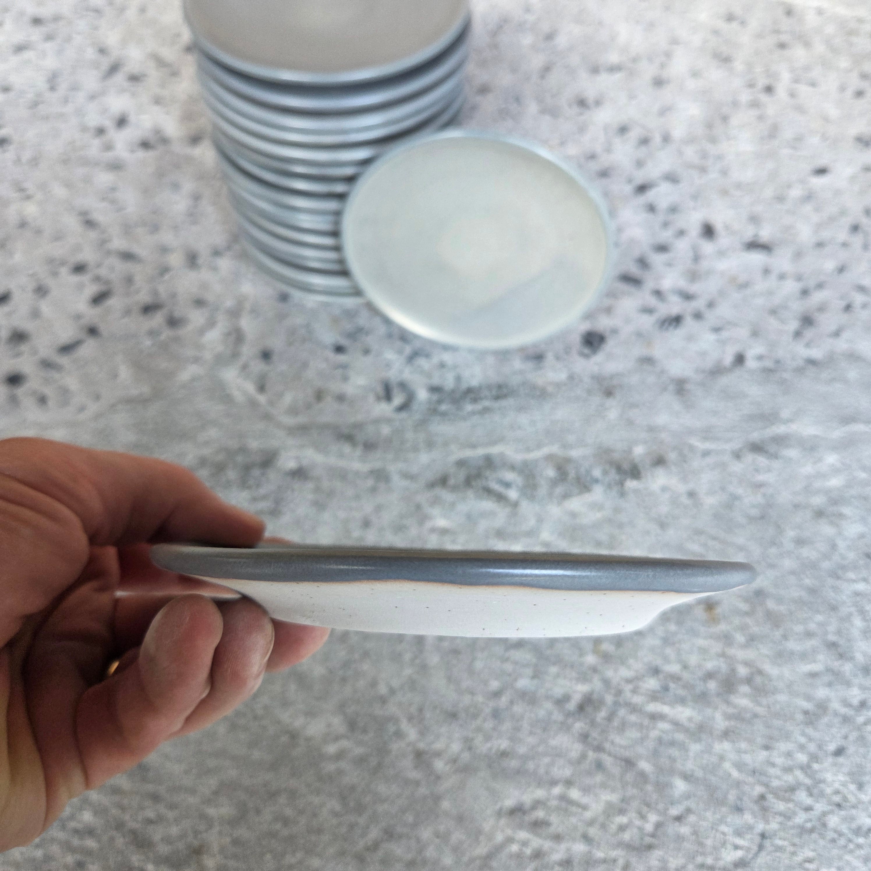 5.5" Table Plate — Hospitality Overstock Set of 12 (Pebble)