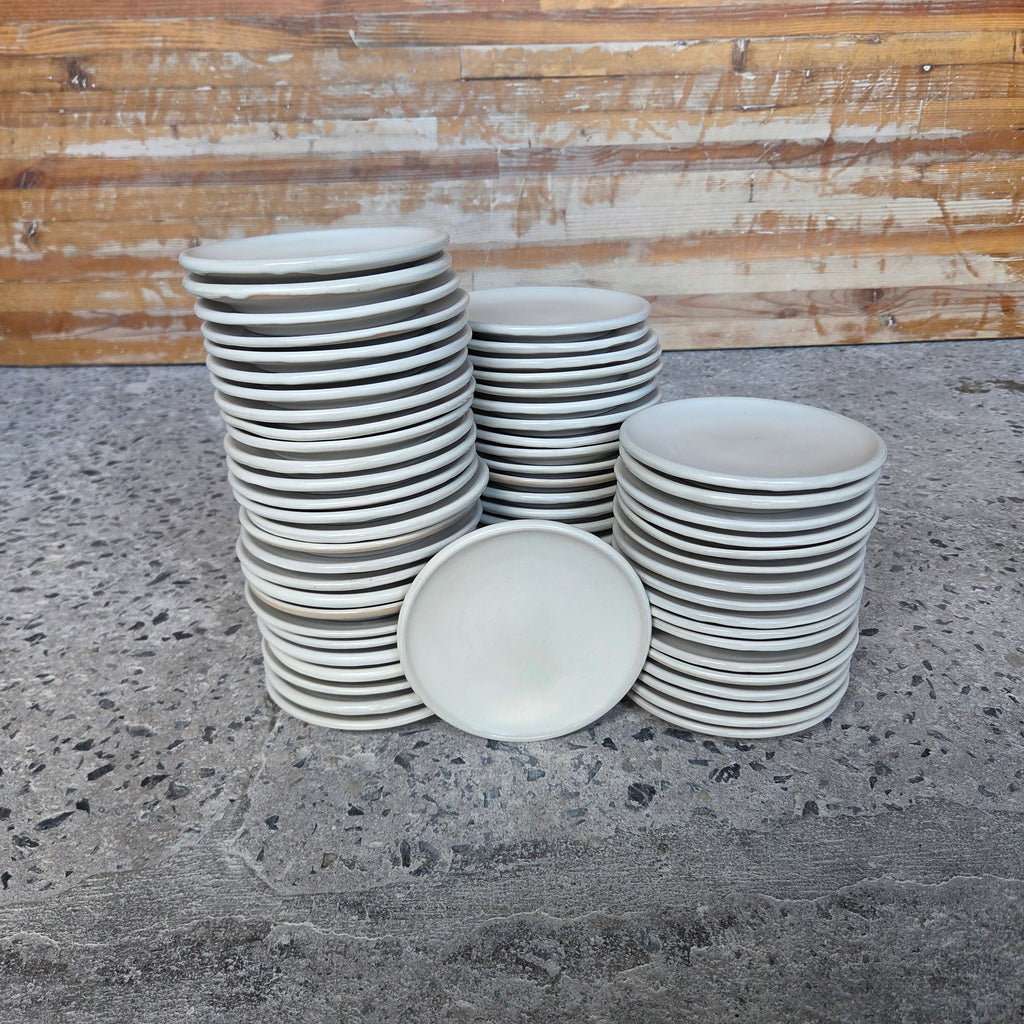 5.5" Table Plate — Hospitality Overstock Set of 67 (Meringue)