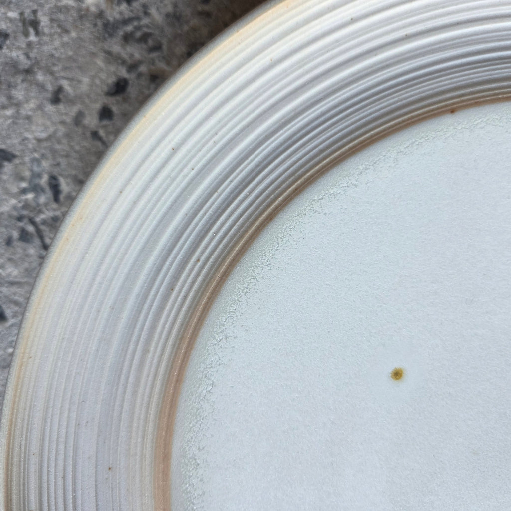 12" Sexy Plate (8" Center) — Hospitality Overstock Set of 13 (Raw Frame & Full Meringue)