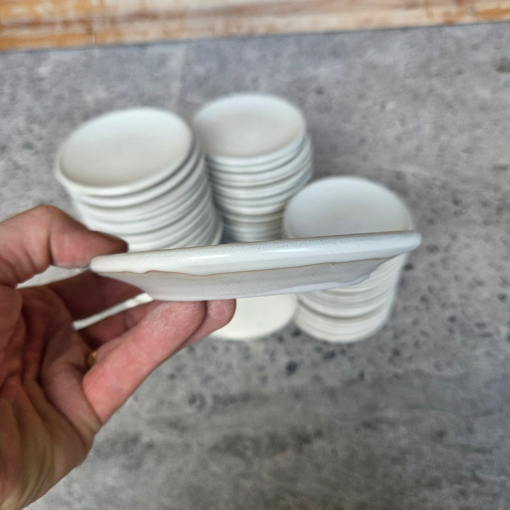 5.5" Table Plate — Hospitality Overstock Set of 67 (Meringue)