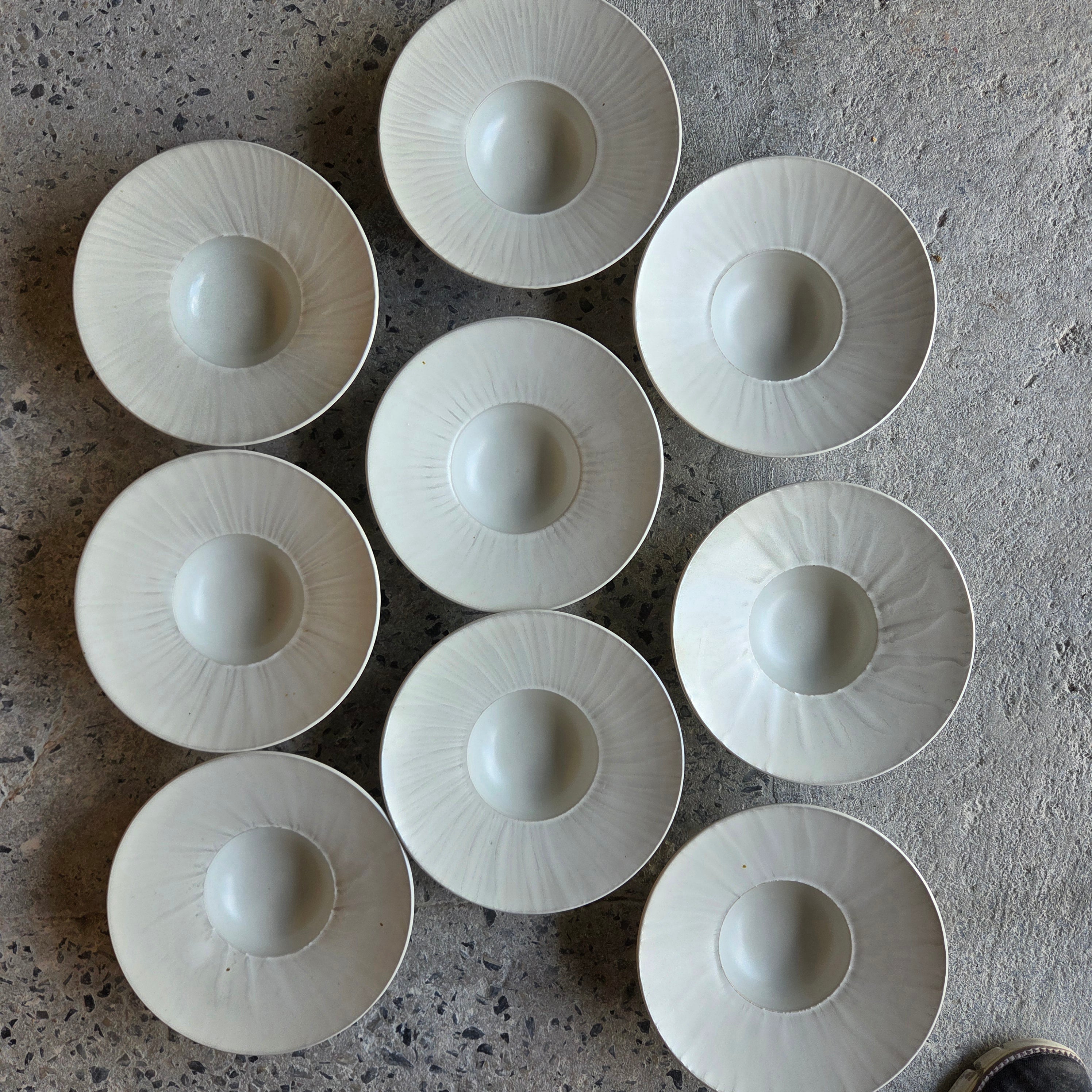 Chattered Soignee — Hospitality Overstock Set of 9 (Meringue)