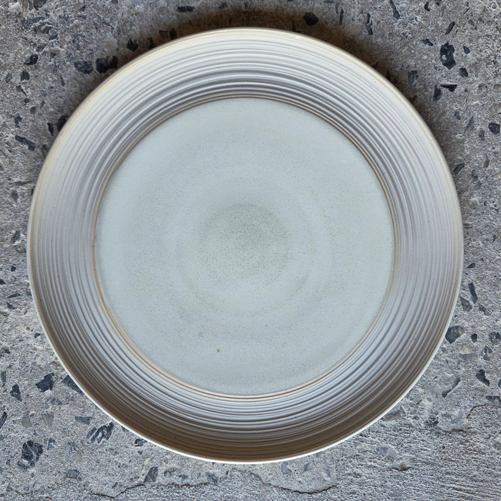 12" Sexy Plate (8" Center) — Hospitality Overstock Set of 13 (Raw Frame & Full Meringue)